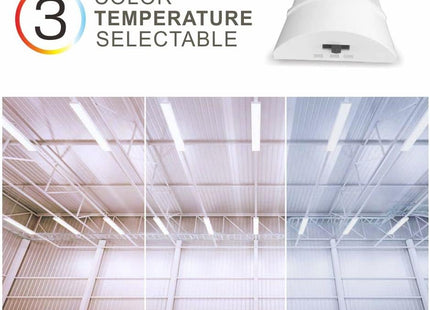 Sundertech 4FT LED Batten Light, 3750lm, 3 Color Temperature Options