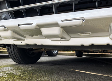 For Ford Transit Custom MK1 Front Lower Bumper Protector Mudguard Silver (2012–2018) | Van-X