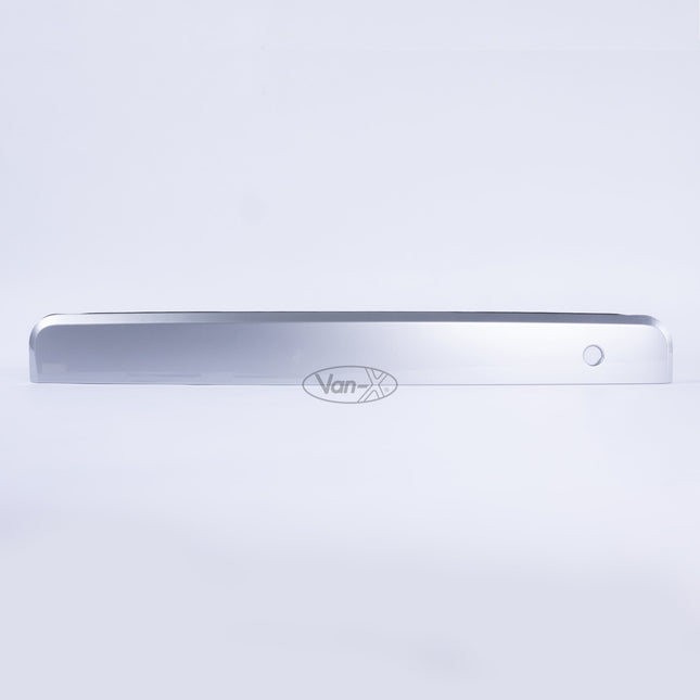 For VW T5, T5.1 Barn Door Rear Number Plate Unit - Reflex Silver Painted and Ready to Fit
