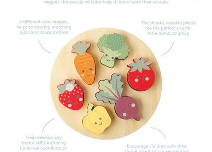 Orange Tree Toys Happy Veggies Puzzles