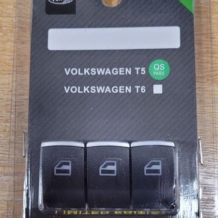 For VW T6 Transporter Electric Window Switch Caps Interior Styling Painted and Ready to Fit