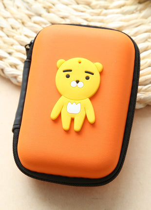 Direct selling new cute zero wallet cartoon earphone collector charger Box Coin handbag wholesale