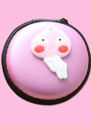 Direct selling new cute zero wallet cartoon earphone collector charger Box Coin handbag wholesale