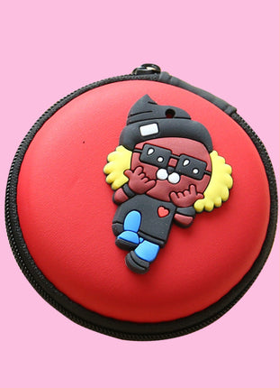 Direct selling new cute zero wallet cartoon earphone collector charger Box Coin handbag wholesale