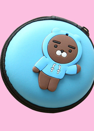 Direct selling new cute zero wallet cartoon earphone collector charger Box Coin handbag wholesale