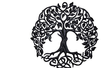 Tree of Life Wall Art Metal Decorative Artwork Iron Indoors Outdoors Garden 59 cm or23 inch Plaque Wall Hanging Metal Wall Decoration