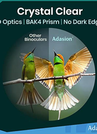 12x42 HD Binoculars for Adults High Power with Phone Adapter and Tripod- Super Bright Binoculars with Large View- Lightweight Waterproof Binoculars for Bird Watching Stargazing Cruise Travel Hiking