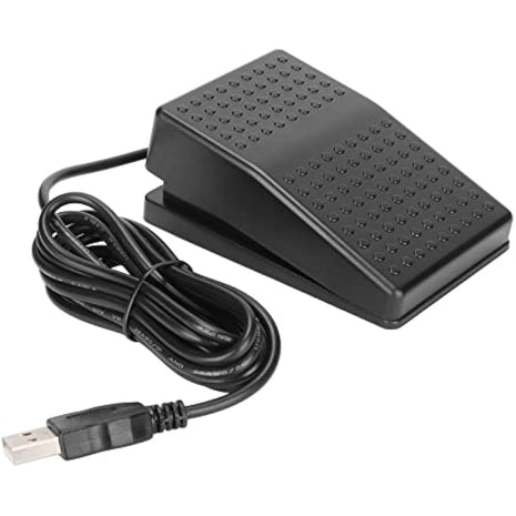 Annadue USB Foot Pedal, Single Pedal Photoelectric Switch Foot Control, One Key Customized Computer Keyboard Action Pedal Programmable Single Foot Switch Pedal for Keyboard Mouse PC Laptop