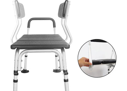 Non Slip Bath Seat with Padded Armrest Chair for Elderly Disabled PEPE Mobility