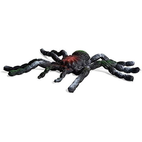BOHS Rubber Jiggly Spider - Stretch & Squeeze - Realistic Big Soft Stretchy - Halloween Squishy Toy - Prank Bugs