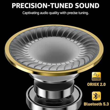 TOZO T10 Wireless Earbuds Bluetooth 5.3 Headphones, 55H Playtime with Wireless Charging Case, App Customize EQ, Ergonomic Design IPX8 Waterproof Headset Powerful Sound for Workout, Calls