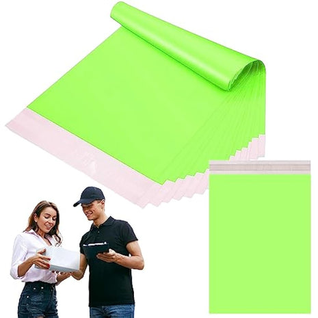 10pcs 60x70cm Green Vinted Postage Bags Mailing Bags for Clothes,Mailing Poly Postal Self Seal Bags,Large Parcel Shipping Bags Strong Packaging Bags Delivery Bags Plastic Envelopes for Posting Clothes