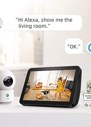 AOSU 2K Indoor Cameras 2-Pack – Plug-In WiFi Nanny Cam for Baby & Pets, Motion, Night Vision, Two-Way Audio