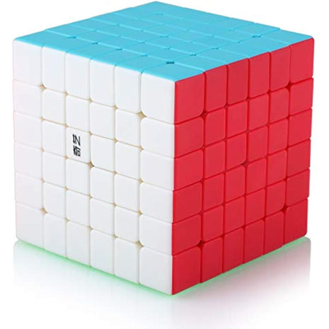 6x6 6x6x6 Cube,Speed Magic Cube 6x6,Easy Turning 3D Puzzle Cube Games Toy Gift for Kids Adults(Stickerless)