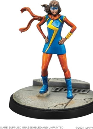 Atomic Mass Games | Ms. Marvel: Marvel Crisis Protocol | Miniatures Game | Ages 14+ | 2 Players | 45 Minutes Playing Time, Various, FFGCP62