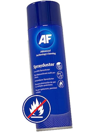 AF Professional Non Flammable Invertible Spray duster / Air Duster Compressed Gas Can Spray – For Office PC Cleaning / Keyboard Dust Cleaner / Industrial electronics / Fans etc. - 200ml, SDU200D