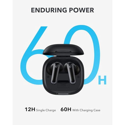 soundcore P40i by Anker, Noise Cancelling Wireless Earbuds, Adaptive Noise Cancelling to Environments, Heavy Bass, 60H Playtime, 2-in-1 Case and Phone Stand, IPX5, Wireless Charging, Bluetooth 5.3