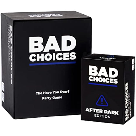 BAD CHOICES Party Game + After Dark Edition Set - Hilarious Adult Card Game for Friends, Fun Parties and Board Games Night with your Group