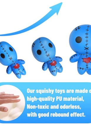 Anboor Squishies Ghost Doll Halloween Squishy Slow Rising Squeeze Toys Stress Relief Kawaii Soft Squishies Sensory Toys Gift Collection