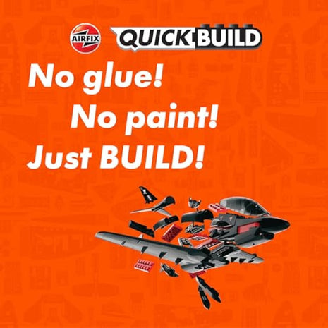 Airfix QUICKBUILD Model Aircraft Kits - J6003 BAE Hawk Model Building Kit for Kids 6+, Construction Plane Toys for Boys & Girls - Fighter Jet Planes & Toy Aeroplane Sets, Plane Enthusiast Gifts