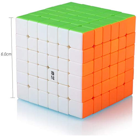 6x6 6x6x6 Cube,Speed Magic Cube 6x6,Easy Turning 3D Puzzle Cube Games Toy Gift for Kids Adults(Stickerless)
