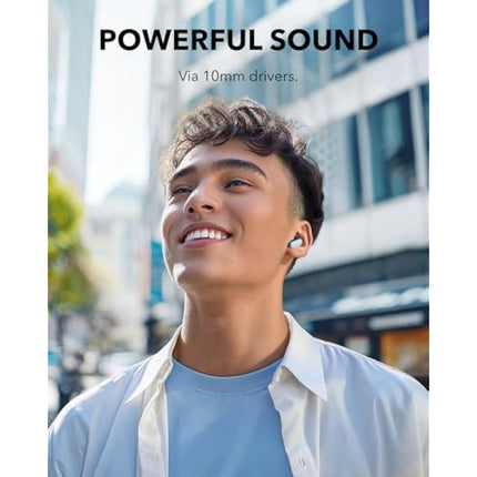soundcore P30i by Anker Noise Cancelling Earbuds, Strong and Smart Noise Cancelling, Powerful Bass, 45H Playtime, 2-in-1 Case and Phone Stand, IP54, Wireless Earbuds, Bluetooth 5.4, App Control