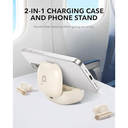 soundcore P40i by Anker, Noise Cancelling Wireless Earbuds, Adaptive Noise Cancelling to Environments, Heavy Bass, 60H Playtime, 2-in-1 Case and Phone Stand, IPX5, Wireless Charging, Bluetooth 5.3