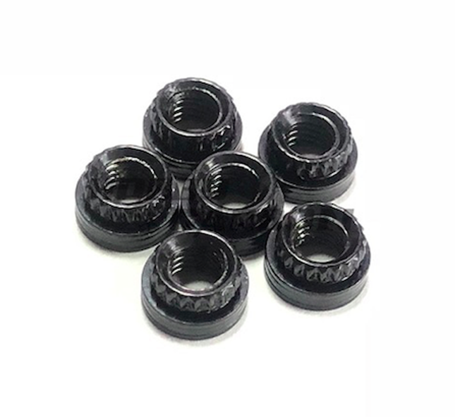 10pc M3 or M2 Steel Sunk Nuts (Press nuts/ Clinch Nuts) pack KFS2