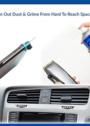 AF Professional Non Flammable Invertible Spray duster / Air Duster Compressed Gas Can Spray – For Office PC Cleaning / Keyboard Dust Cleaner / Industrial electronics / Fans etc. - 200ml, SDU200D