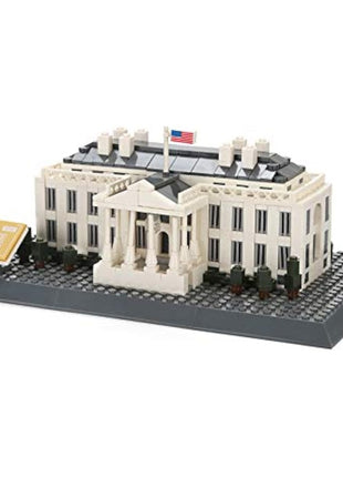 APOSTROPHE Games White House Building Block Set (770 Pieces) Washington D.C. White House Famous Landmark Series Model for Kids and Adults
