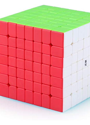 7x7 7x7x7 Magic Cube,Speed Cube 7x7,Easy Turning 3D Puzzle Cube Games Toy Gift for Kids Adults(Stickerless)