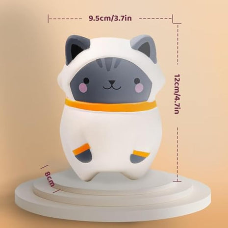 Anboor 4.7" Squishies Cat Toy Squishy Toys Kawaii Scented Soft Slow Rising Squeeze Stress Relief Kids Toy Halloween Birthday Day Gifts