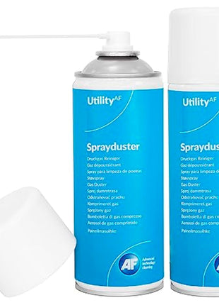 AF Air Duster Sprayduster Compressed Air Can Blower Spray for PC, Laptop keyboard cleaner dust remover PS5 xbox fans 400ml(pack of 2)
