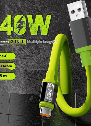 240W Fast Charging Type-C Data Cable Suitable For Mobile Phones And Tablets