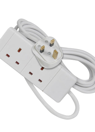 Mercury 2 Gang Mains Extension Leads