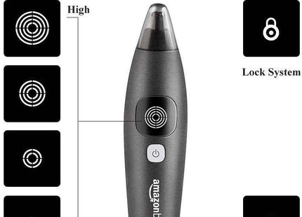 Portable Electric Nose Ear Hair Trimmer Electric Clipper Dual Spinning Blade