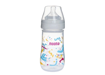 Mooma Neeko Bottle Medium Flow 6-18 months 250ml - Confetti