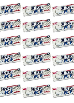 30 x Extra White Chewing Gum Sugar Free 10 Pieces