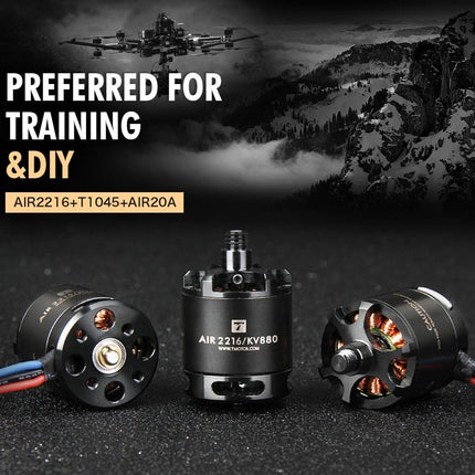 T-Motor Air Gear 450 ESC Combo Pack (matched Motors + Props + ESC)