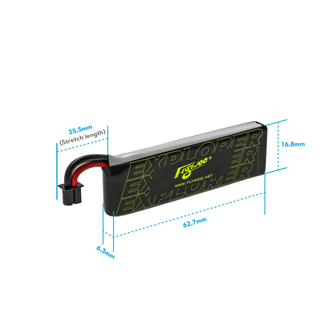 4pcs Explorer 1S 450mAh HV V2 A30 Plug