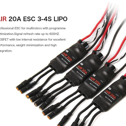 T-Motor Air Gear 450 ESC Combo Pack (matched Motors + Props + ESC)