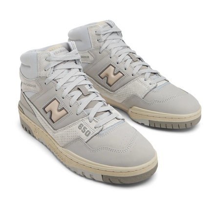 UK 6.5 New Balance 650 Men’s Leather High-Top Sneakers – EU 40