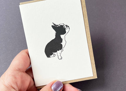 French Bulldog Card