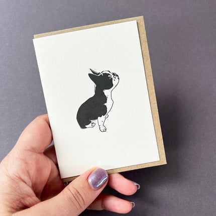 French Bulldog Card