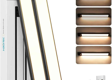 Wireless Motion Sensor Under Cabinet Closet Kitchen Counter LED Night Light 2 Pk