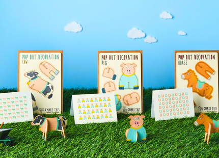 Pop Out Sheepdog Greeting Card