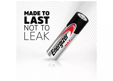Energizer Max AAA LR6 Alkaline Power Batteries 10 Pack