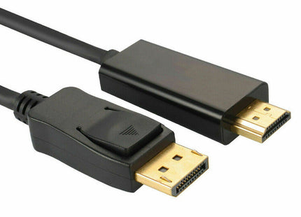 The Electronics Hub 4K UHD 60Hz DisplayPort to HDMI Cable, Gold Plated