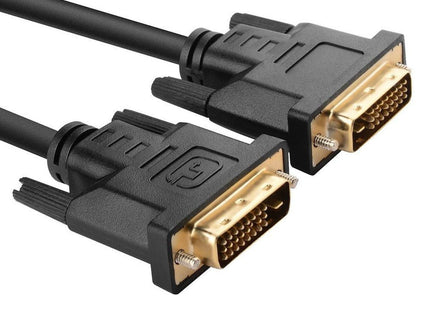 The Electronics Hub 4K UHD DVI-D Dual Link Cable Gold Plated