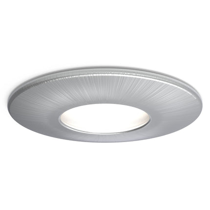 4lite IP20 GU10 Fire-Rated Downlight - Satin Chrome